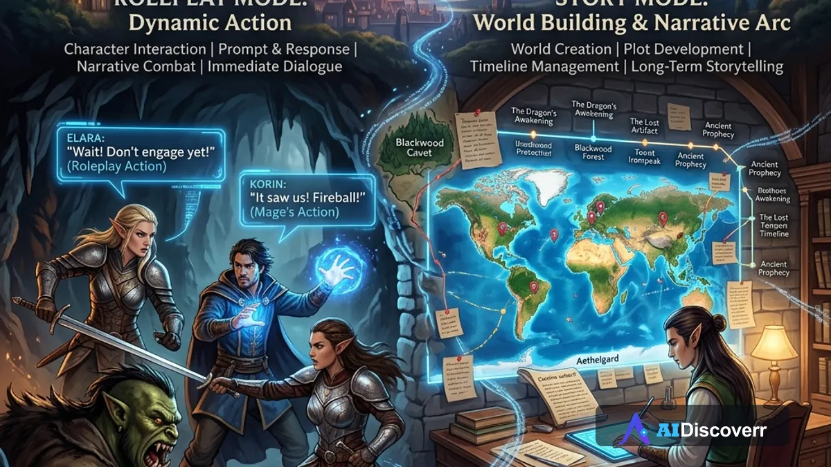Story Mode vs Roleplay Mode